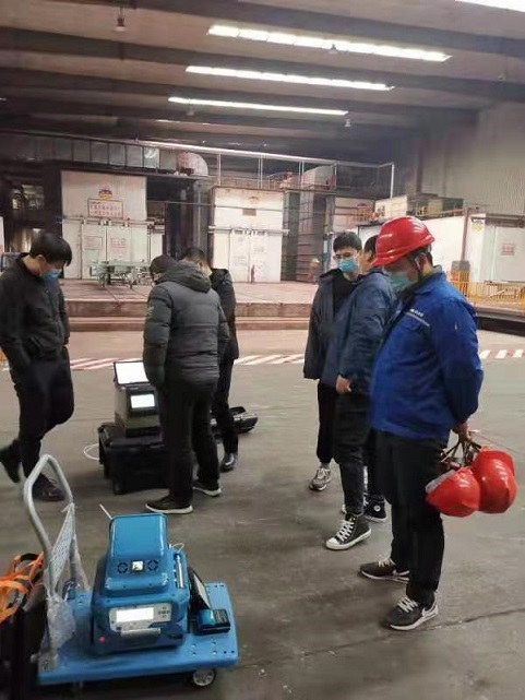 PF-300便攜式非甲烷總烴測試儀與譜育儀器進行現(xiàn)場比對