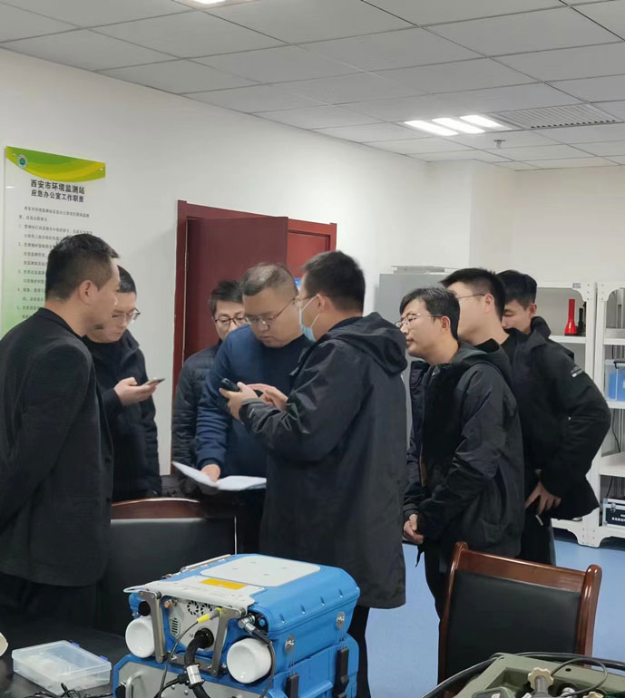 西安市環境監測站PF-300交付驗收