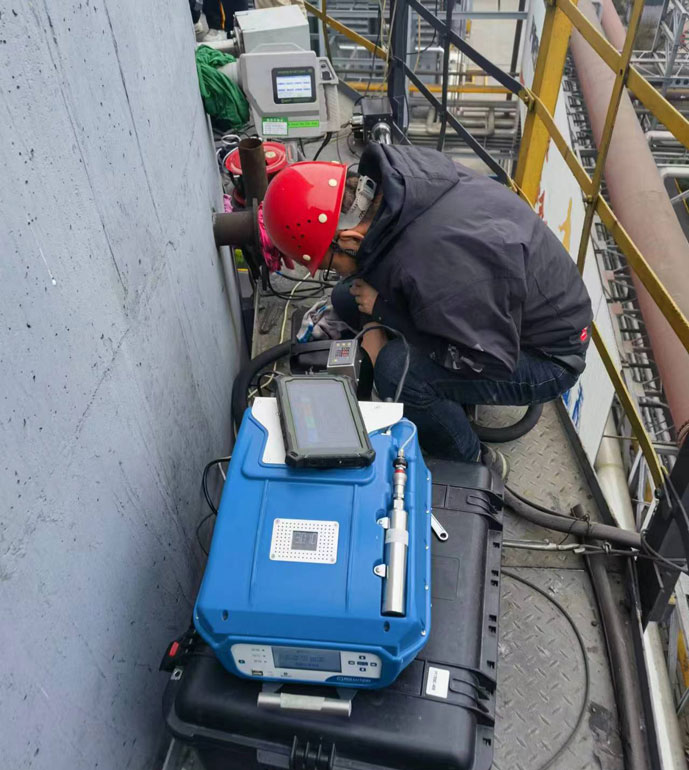 PF-300配合山西環保部大氣司調研測試