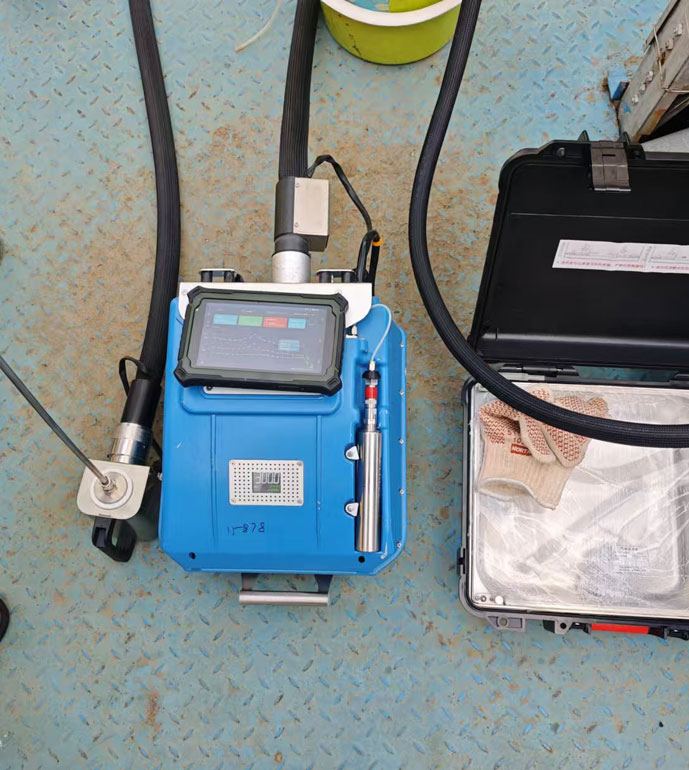 吉林某石化企業非甲烷總烴現場測試